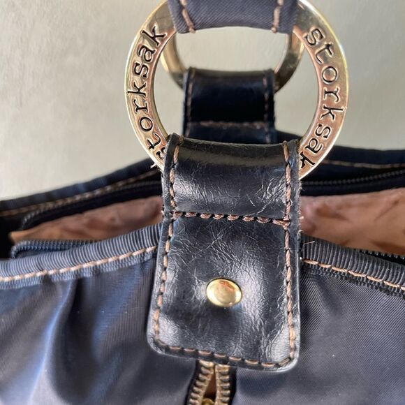 Storksak Olivia Black Nylon Diaper Bag - Picture 5 of 15